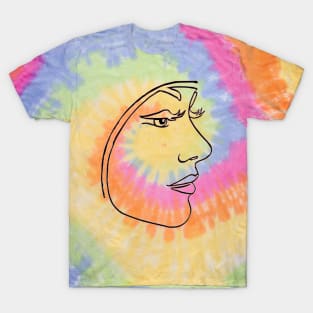 Vintage Girl Face T-Shirt